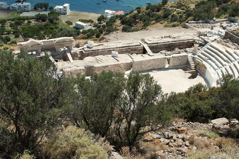 Ancient theatre setting on Milos